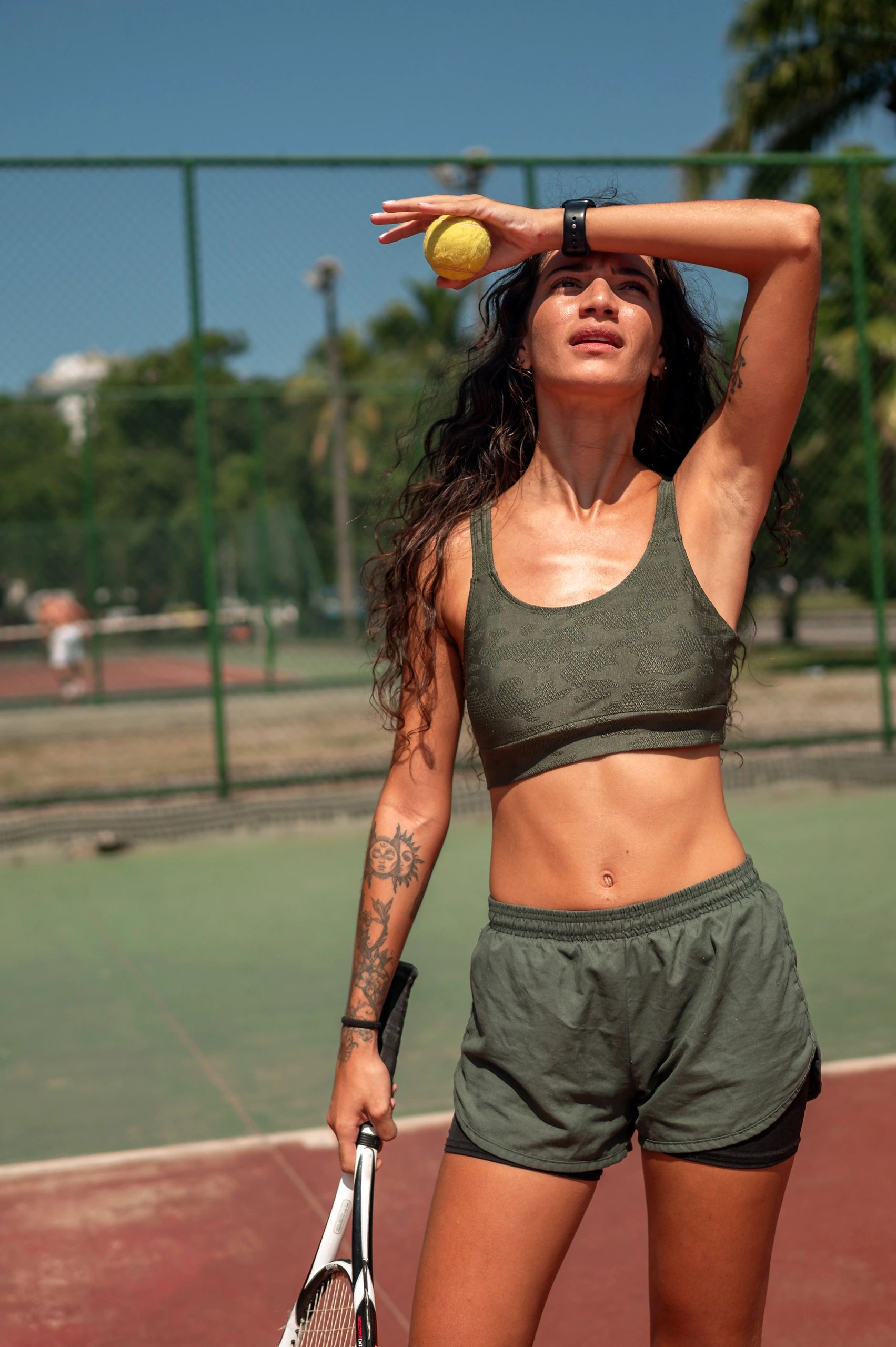 Woman enjoying an active outdoor wellness lifestyle